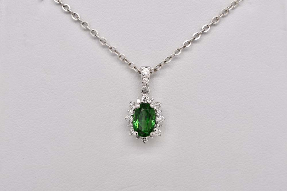 tsavorite garnet necklace