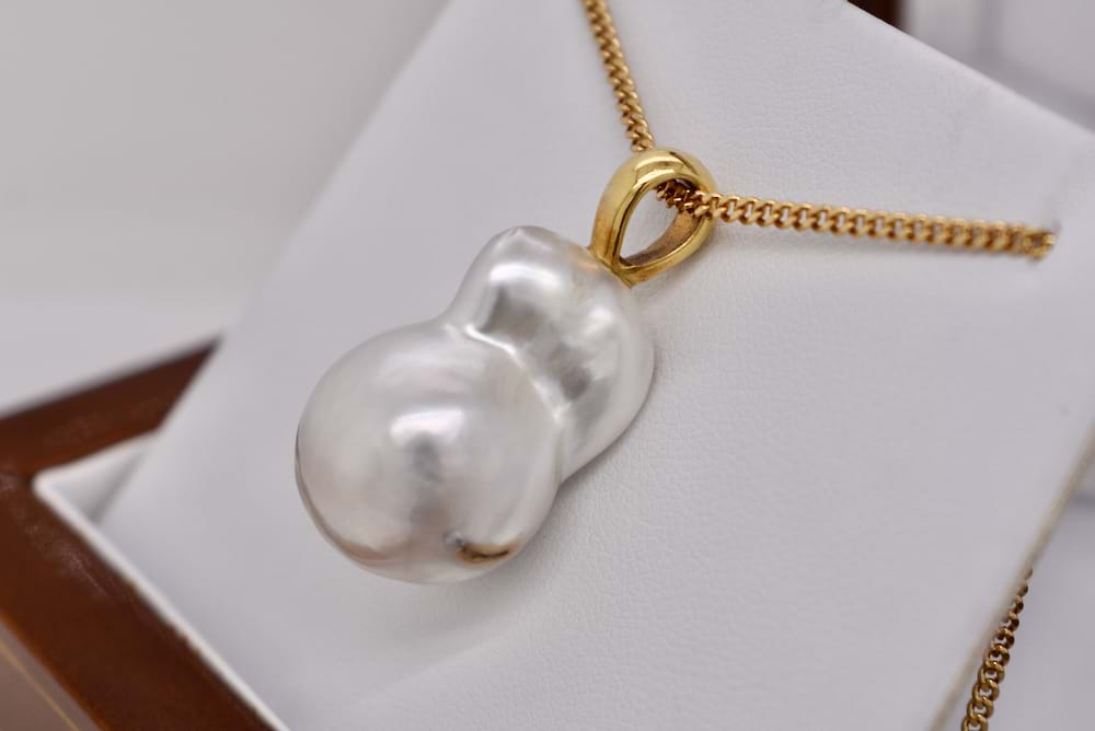 baroque south sea pearl necklace