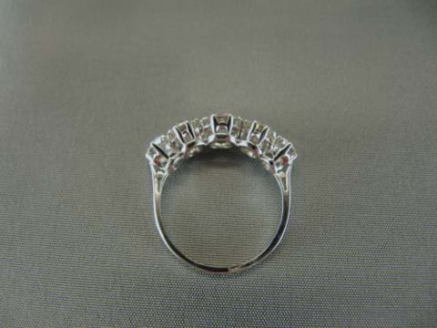 antique five stone diamond ring